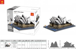 Set Costruzioni Edifici – Opera di SYDNEY, 2937 pezzi