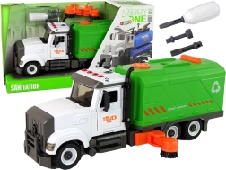 Camion spazzatrice verde smontabile per bambini