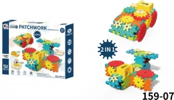 Costruzioni creative STEAM 51 pezzi con ingranaggi e motorino