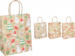 Busta regalo natalizia M 21 × 27 × 11 cm