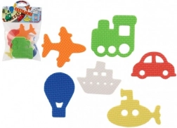 Adesivi da bagno in schiuma – mezzi di trasporto, 6 pezzi