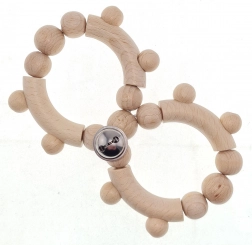 Sonaglio in legno con campanella di Hess