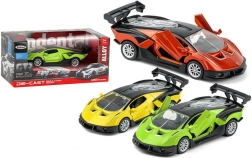 Macchinina da corsa in metallo con retrocarica 12 cm