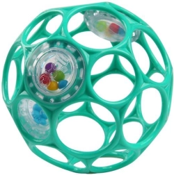 Pallina sonaglio Oball Rattle 10 cm, turchese scuro