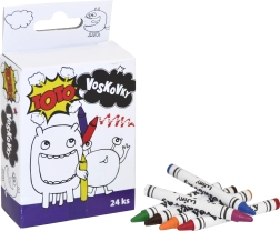 Pastelli a cera TOTO 24 pezzi