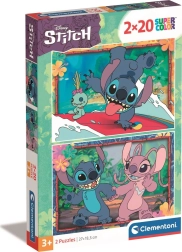 CLEMENTONI Puzzle Stitch 2x20 pezzi