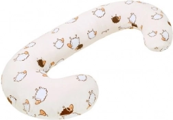 Cuscino da allattamento universale a forma di C New Baby Pecore beige