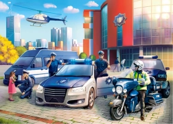 Puzzle per bambini Stazione di Polizia 120 pezzi