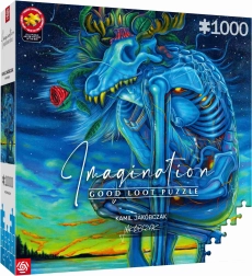 Puzzle Imagination: Kamil Jakóbczak – lupo bianco 1000 pezzi