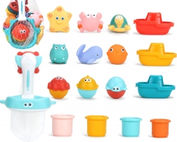 Woopie set di giocattoli da bagno per bambini 17 pezzi