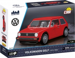 Set di costruzione COBI Volkswagen Golf 1974–1983 1:35, 68 pezzi
