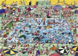 Puzzle 1000 pezzi Divertimento in piscina