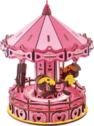 Puzzle 3D di legno Giostra