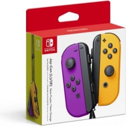 Coppia di Joy-Con Viola Neon/Arancione Neon