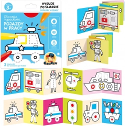 Lunghi libri da colorare Veicoli al lavoro