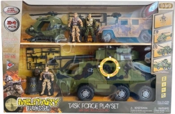 Grande set di veicoli militari con effetti sonori