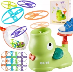 woopie gioco di abilità acchiappa frisbee – lanciatore di dischi