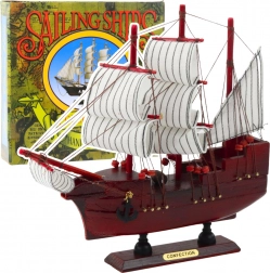 Modello decorativo di tre alberi rosso 24x23 cm