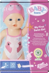 BABY born My First nuotatrice – bambola che nuota per giochi d’acqua 30 cm
