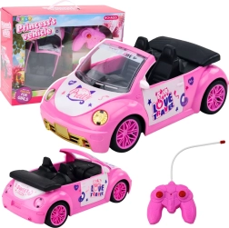 Cabriolet RC rosa per bambole Princess Vehicle