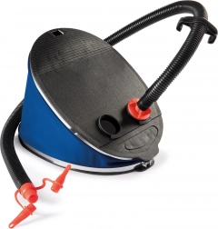 Pompa a pedale per materasso con 3 adattatori