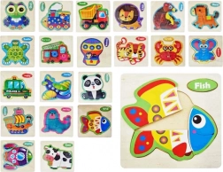 puzzle per bambini in legno – vari motivi