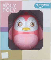 Pinguino roly‑poly rosa giocattolo per bambini
