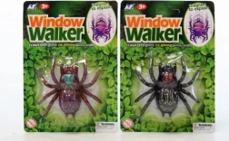 Ragno arrampicante con superficie adesiva a ventosa