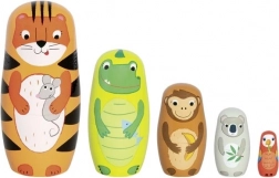 matrioska in legno tigre Tavi e amici Goki