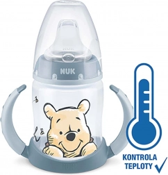 Biberon per l’apprendimento NUK Winnie the Pooh con controllo della temperatura 150 ml grigio