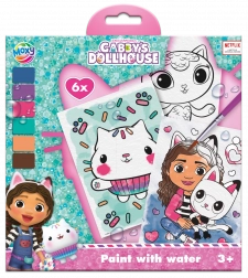 Pittura ad acquarello La casa magica di Gábin