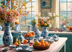 Cherry Pazzi puzzle Mattina nella mia cucina 2000 pezzi