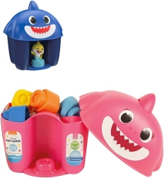 Clementoni Clemmy Baby Shark morbidi mattoncini con figurina nel secchiello - 1 pezzo