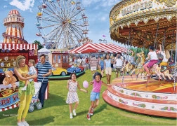 Puzzle Ravensburger Vintage Fairground Fun, 1000 pezzi