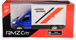 Modello in metallo del furgone EXPRESS DELIVERY 1:43 blu con pull-back