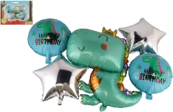 Set di palloncini gonfiabili dinosauro, 5 pz