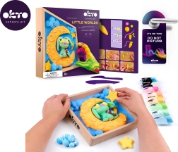 Okto modellazione – piccolo mondo in cornice Coniglietto sulla luna 21 × 21 cm