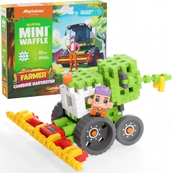 Set di costruzione Mini Waffle Fattore – mietitrebbia 60 pezzi Marioinex