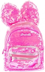 Zainetto rosa con paillettes KRÓLICZEK GIRABRILLA