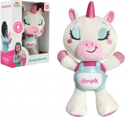 Ninnananna unicorno Chrupík con luce e suoni, peluche