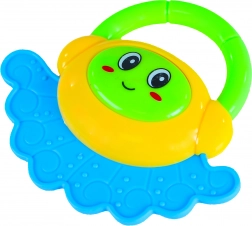 Sonaglio colorato con manico per neonati