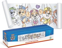 Poster da colorare PAW PATROL 70 × 16 cm