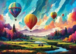 Puzzle ART PUZZLE Valle dei Sogni 260 pezzi