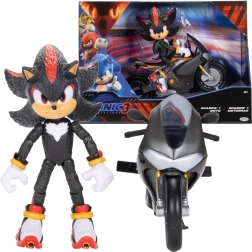Sonic 3: action figure di SHADOW sulla moto nera (set piccolo)