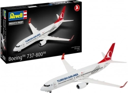 Modello in plastica dell'aereo Boeing 737-800 Turkish Airlines 1/144