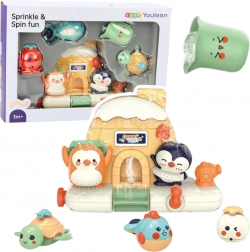 Set interattivo per il bagnetto per neonati – animaletti marini