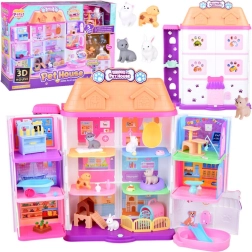 Casetta per animali Pet House pieghevole – set con figurine e accessori