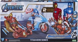 Set di action figure Marvel Avengers Titan Hero con veicoli