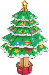 woodcraft puzzle 3D in legno albero di Natale