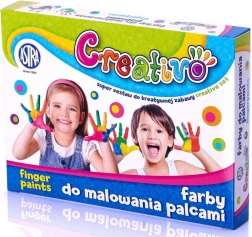 Astra colori a dita per bambini 4 x 50 ml